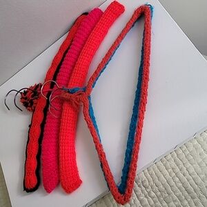 Bundle of 5 boho crocheted hangers